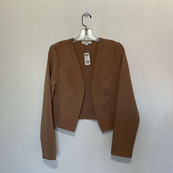 LADIES MEDIUM BLAZER/COLOR KHAKI/Made By MINE/NWT - Picture 5 of 12